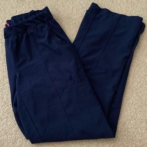 Med Couture Flare Navy Scrub Pants